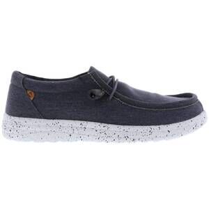 NEW LAMO men's paul canvas deck shoe in charcoal